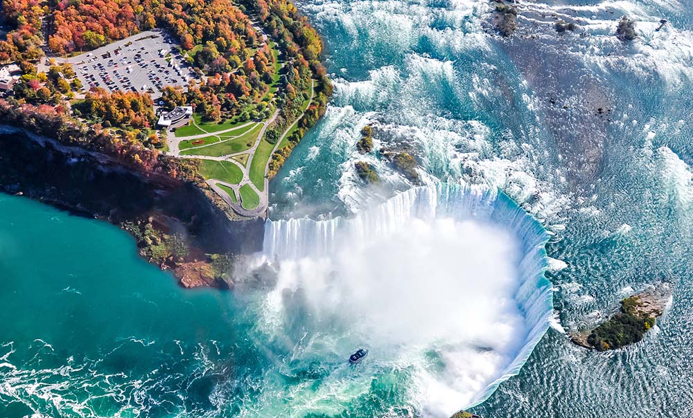 Niagara Falls Aerial View Canada