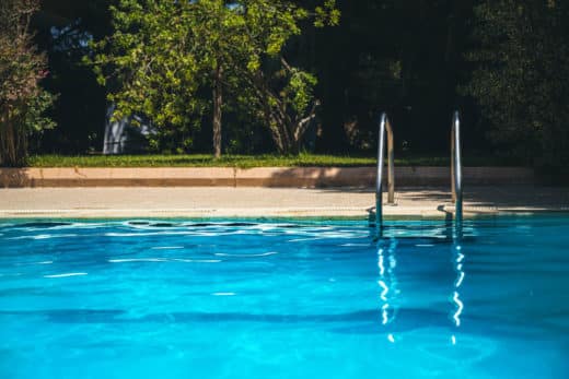 Swimming Pool Stairs For A Private Chalet