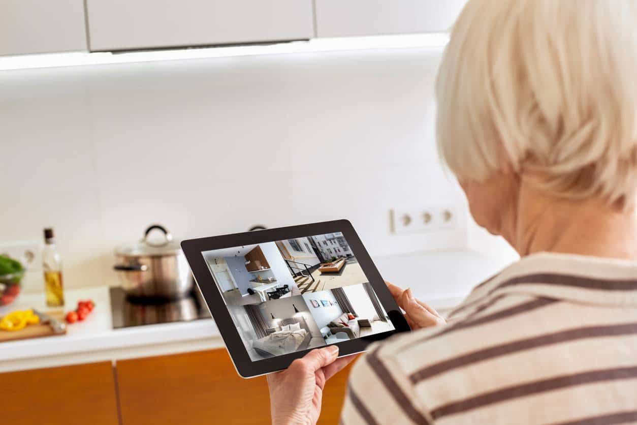 Image Domotique Logement Seniors