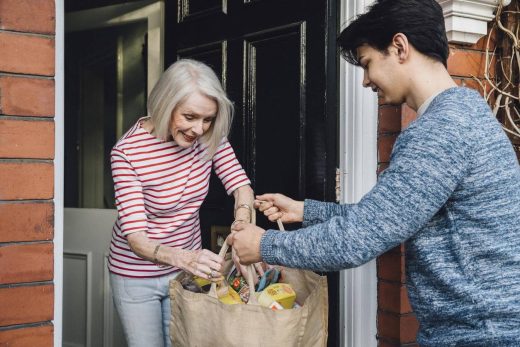 Livraison aux personnes âgées