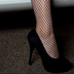 Collant Resille Noir Talon
