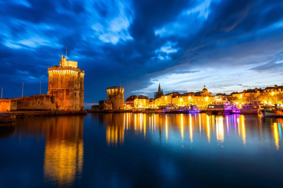 Image De La Rochelle De Nuit